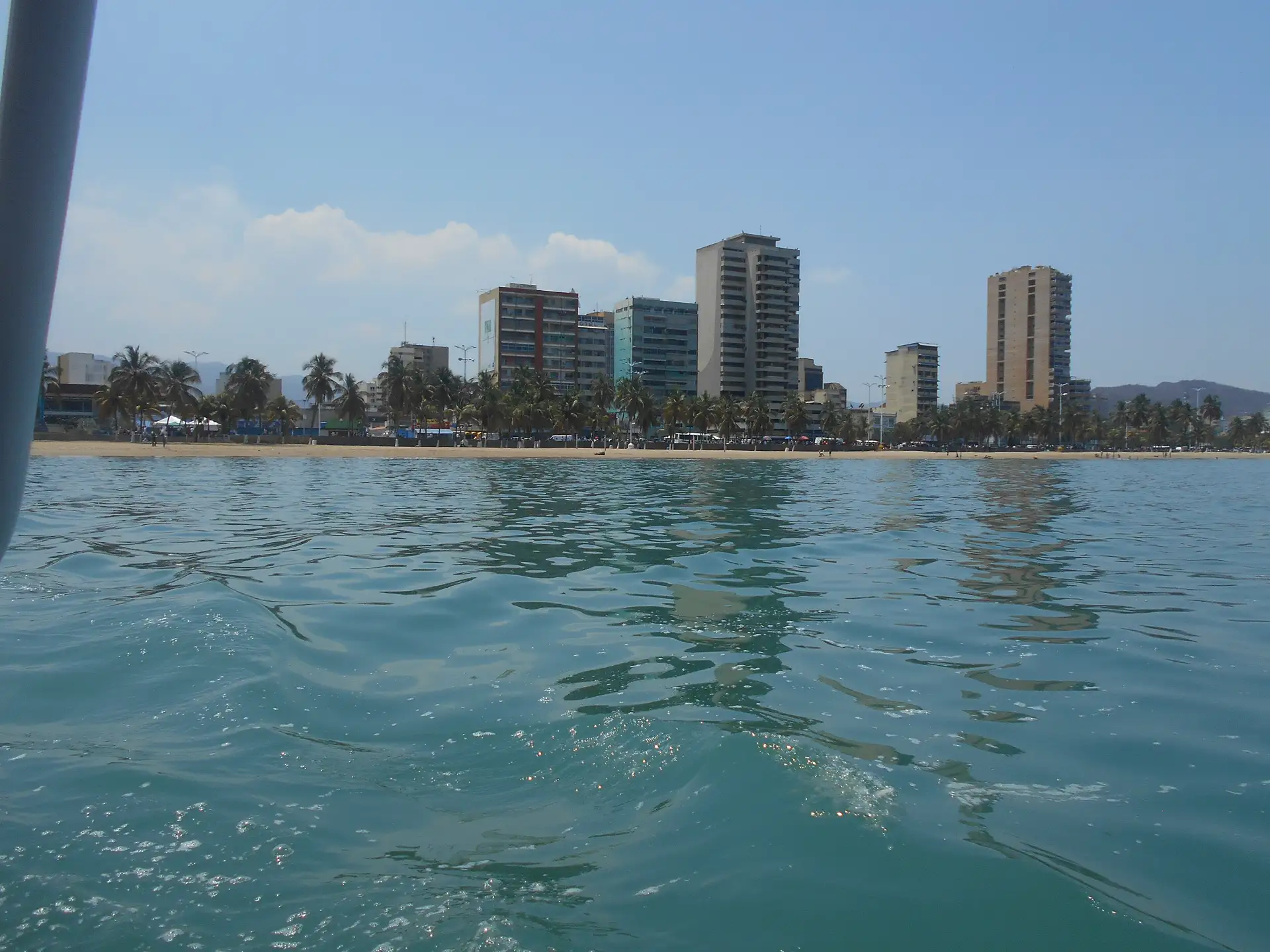 Costa de Barcelona, Anzoátegui, vista desde el mar