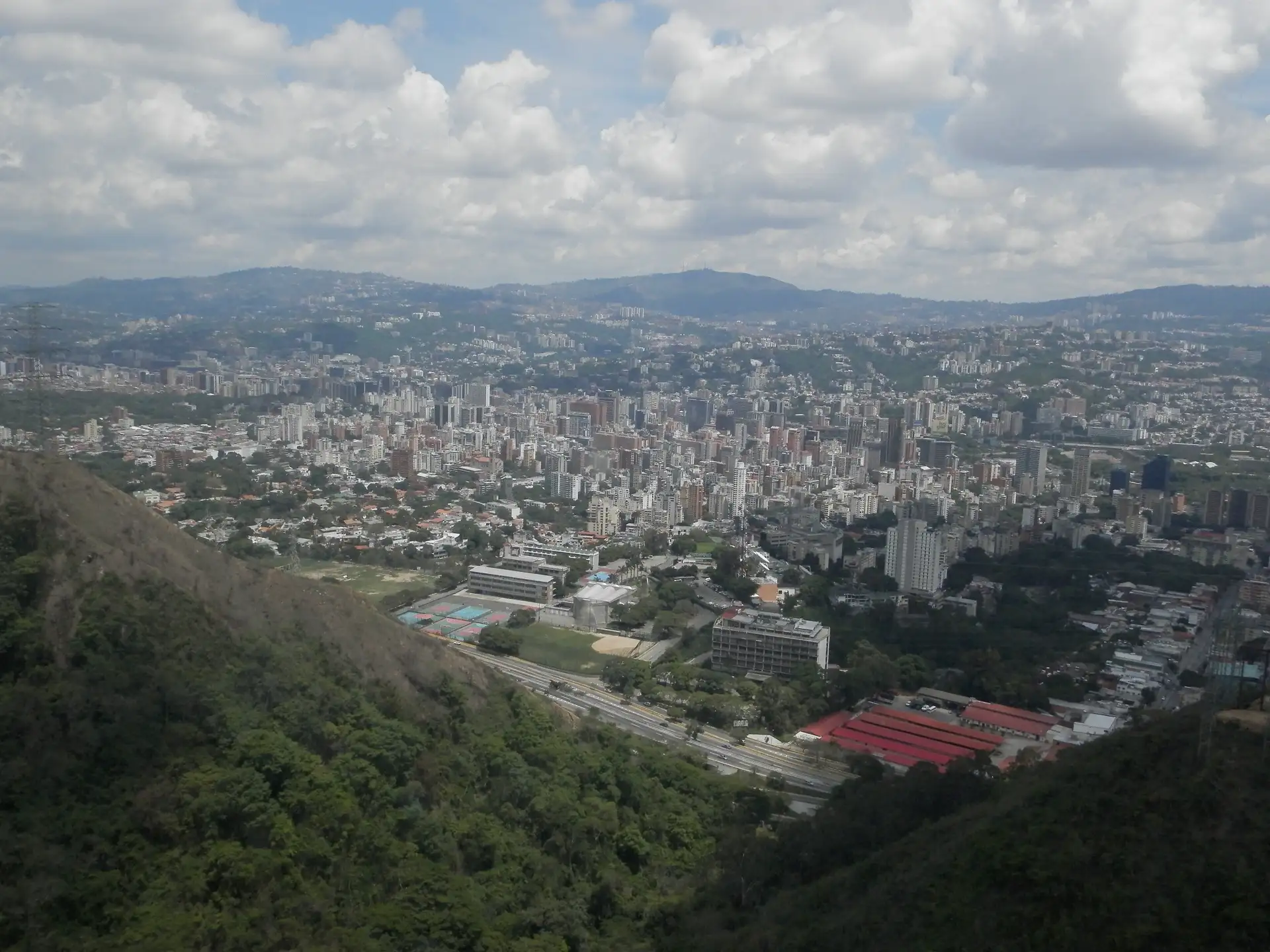 Vista de Caracas desde el Parque Nacional El Ávila