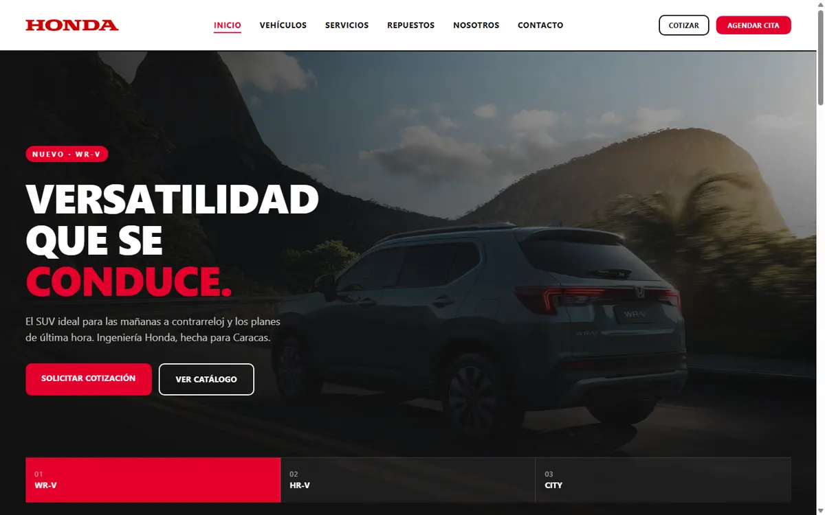 Honda Chacao, proyecto de UltraSEO