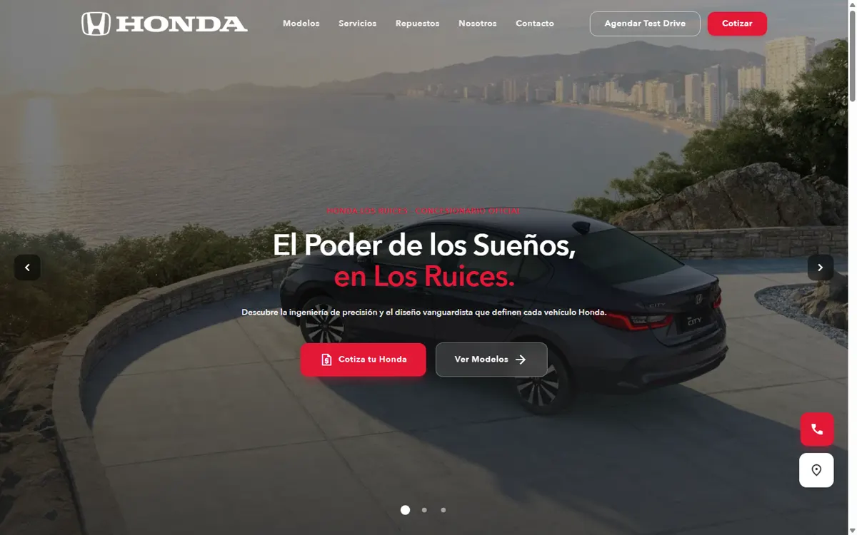 Honda Los Ruices, proyecto de UltraSEO